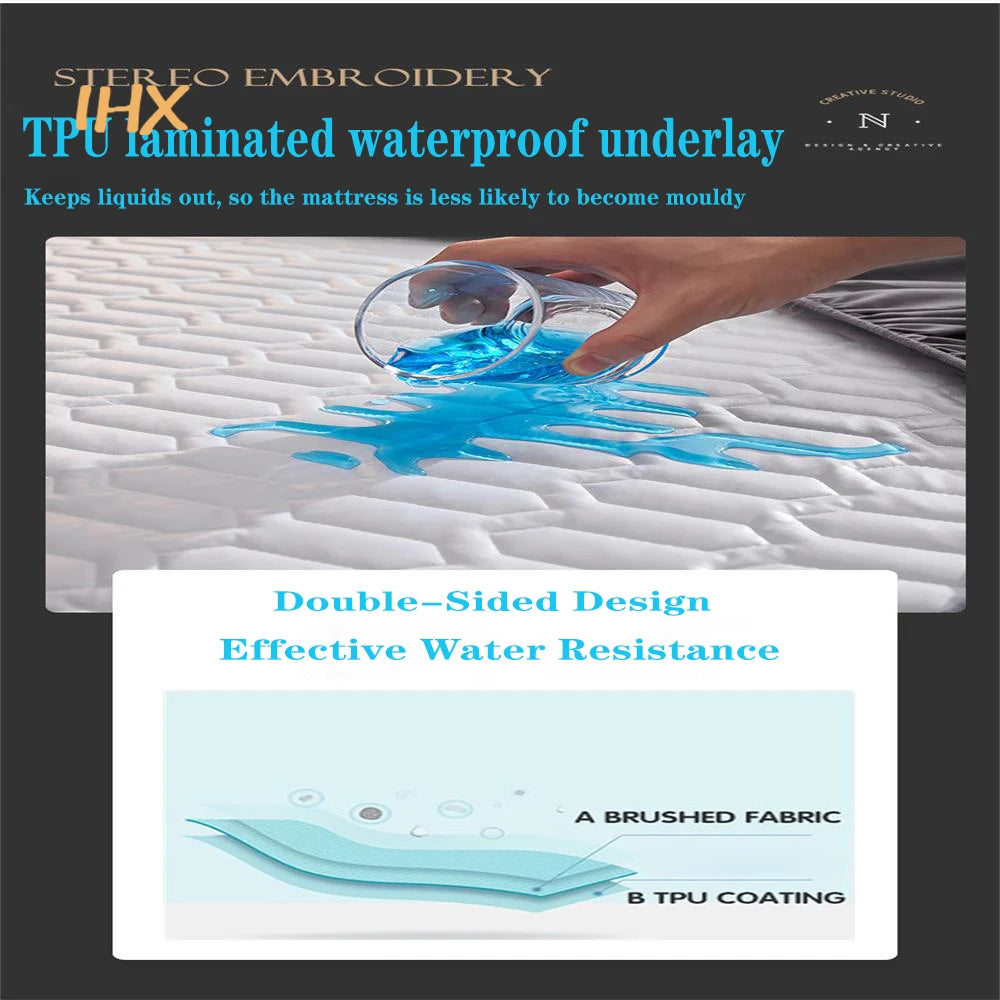 Durable Latex Waterproof Mattress Pad Protector