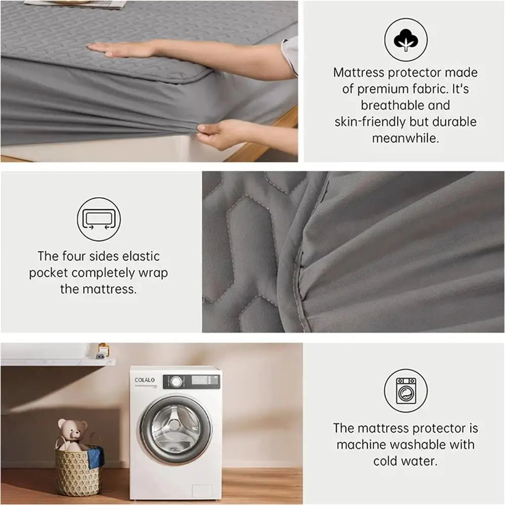 Durable Latex Waterproof Mattress Pad Protector