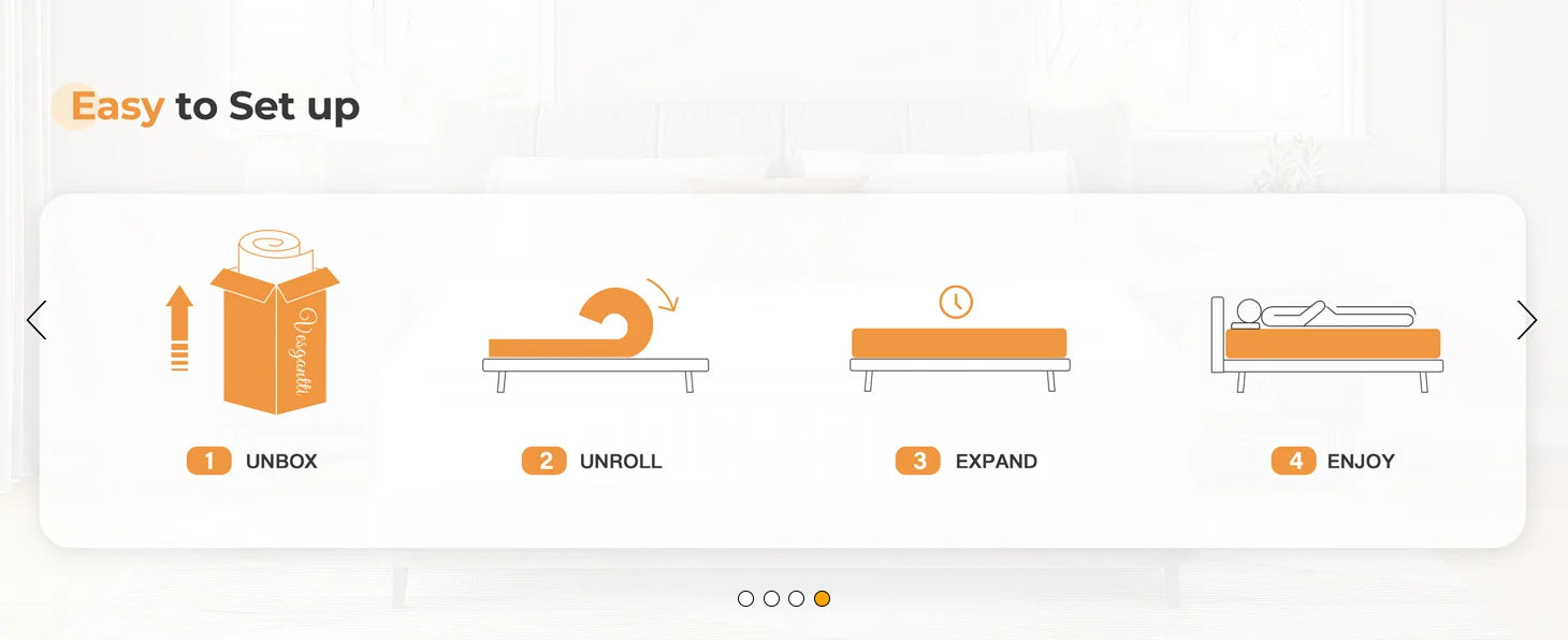 10.2 Inch Hybrid Foam & Individual Pocket Spring Mattress