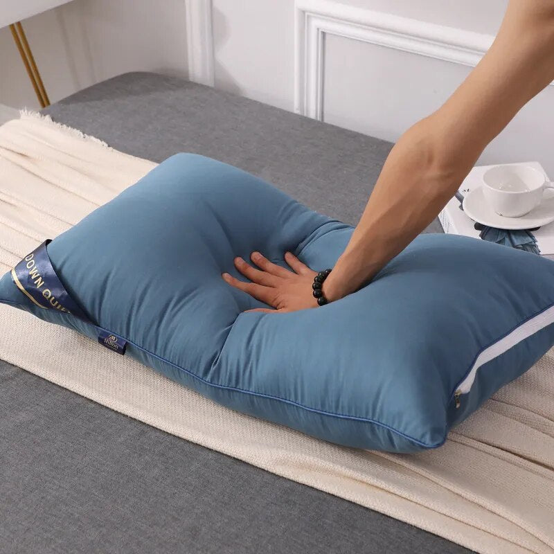 Soft Cotton Bounce-Back Pillow for Bed and Home