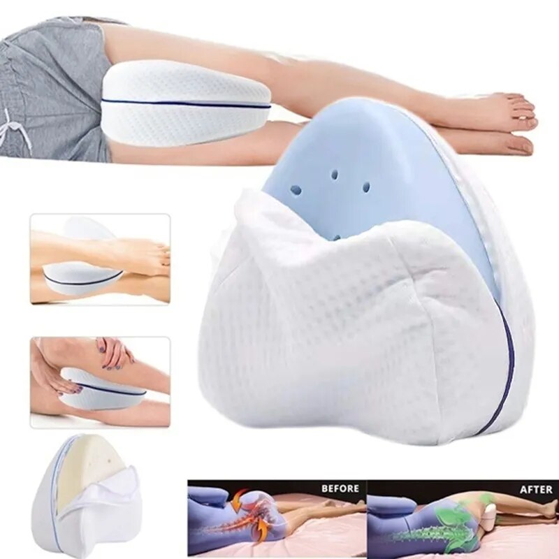 Orthopedic leg pillow with memory foam best sale