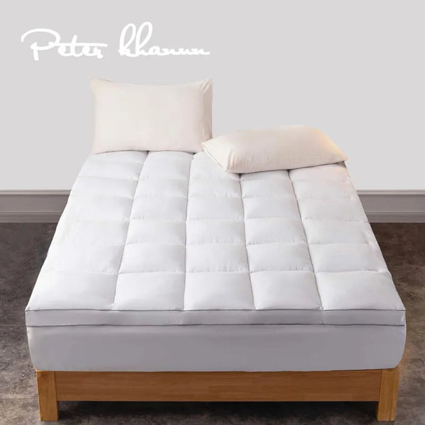 Feather Mattress Topper with Cotton Cover