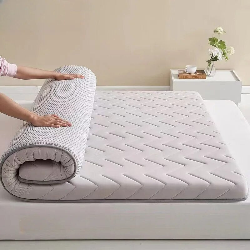 Memory Foam and Latex Mattress Topper for Comfort and Support