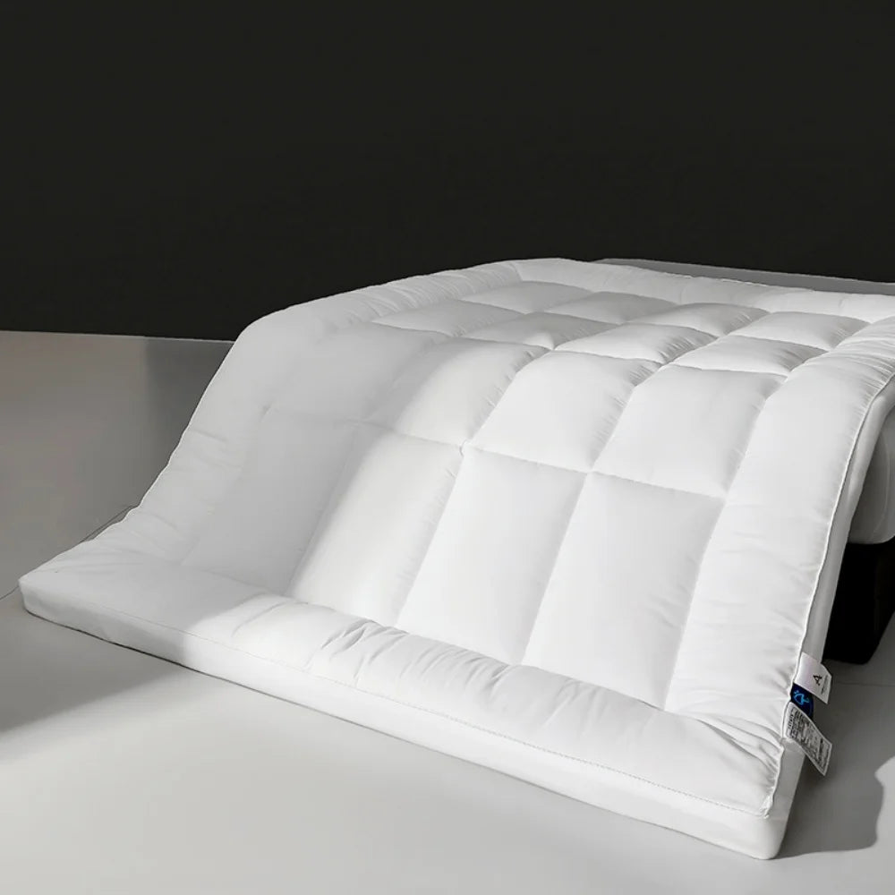Sondeson White Mattress Topper Queen King Mattress Pad Pocket Soft Down Alternative Fill Mattress Protector Top Mattress Cover