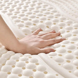 Full-Size Natural Latex Mattress Topper for Comfort and Portability