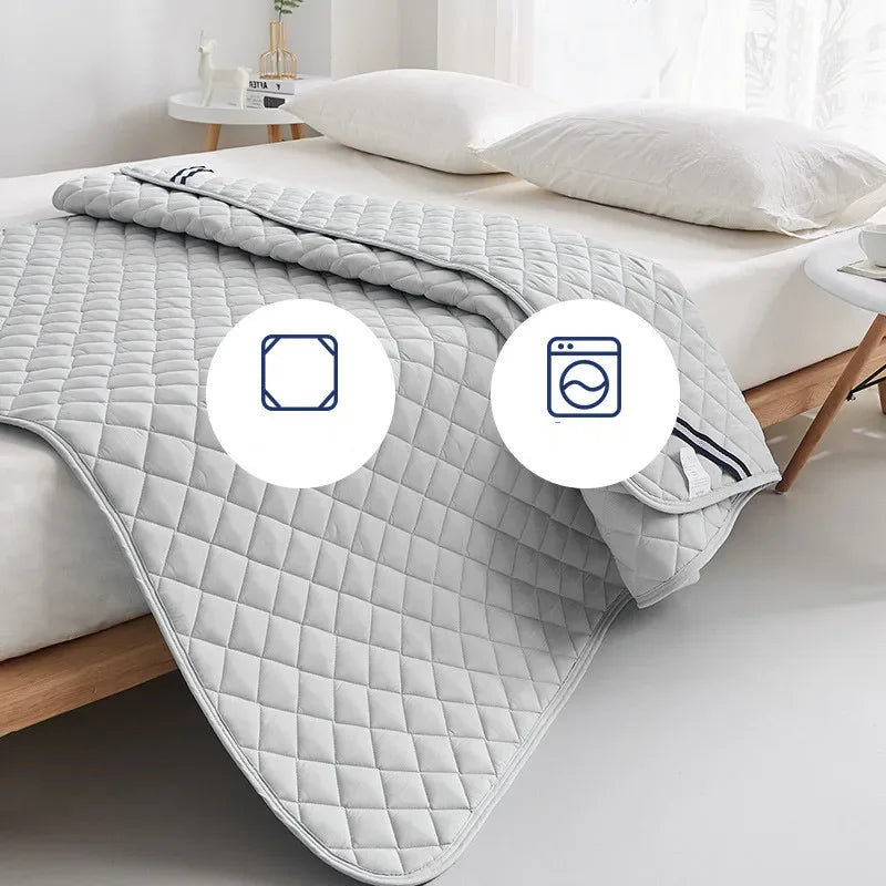 Japanese Cotton Anti-slip/Anti-Bacteria Thin Mattress Protective Pad
