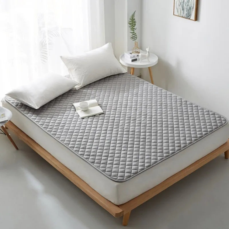 Japanese Cotton Anti-slip/Anti-Bacteria Thin Mattress Protective Pad