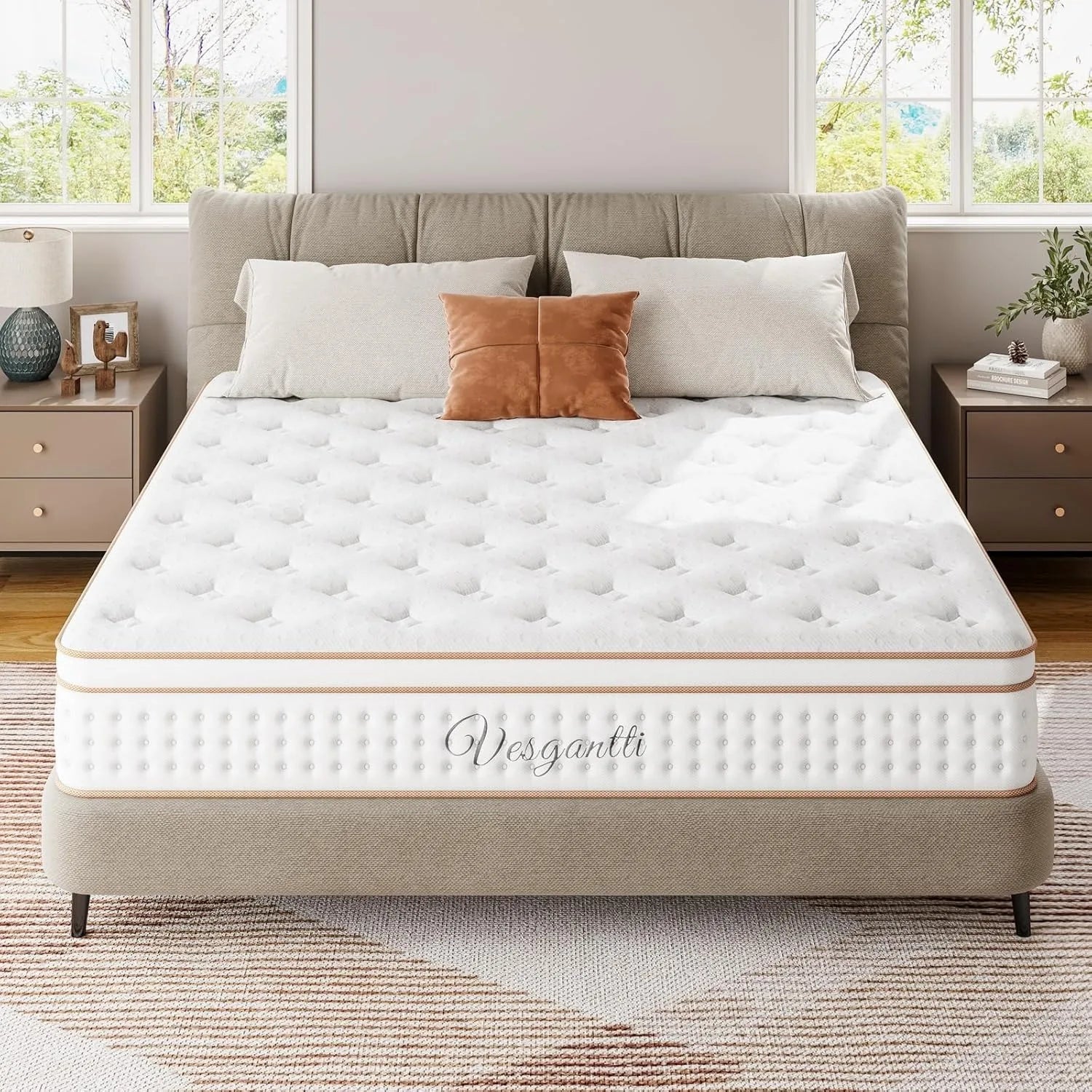 10.2 Inch Hybrid Foam & Individual Pocket Spring Mattress