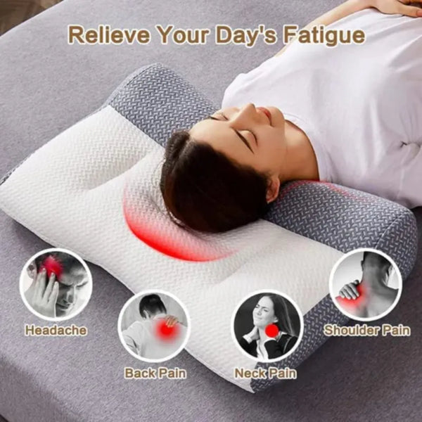 Ergonomic Cervical Contour Pillow for Neck and Shoulder Pain Relief