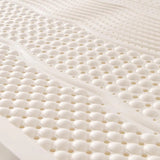 Full-Size Natural Latex Mattress Topper for Comfort and Portability