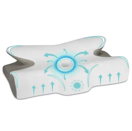 Ergonomic Cervical (For Orthopedic Support) Memory Foam Pillow