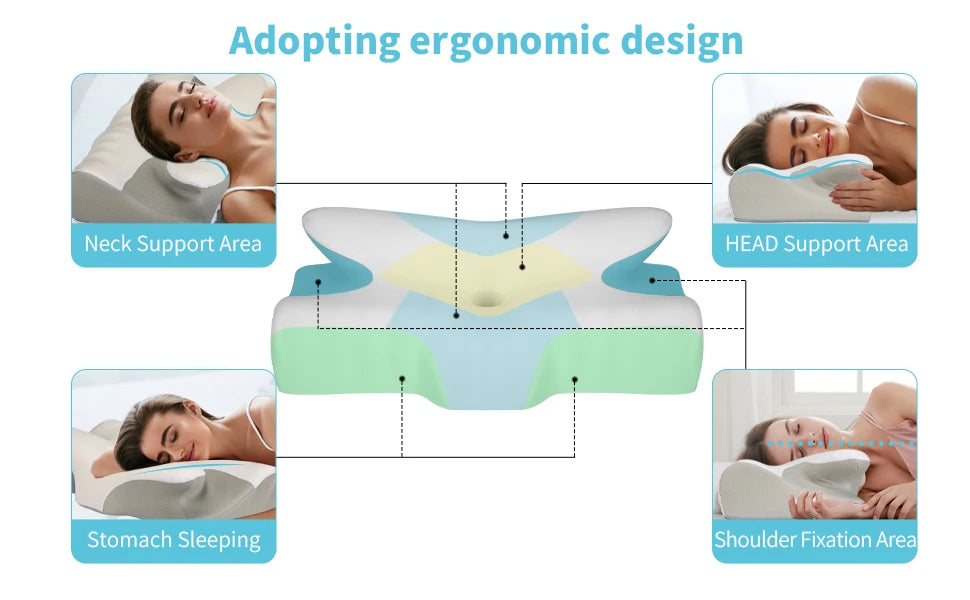 Slumbyr Ergonomic Memory Foam Side Sleeper