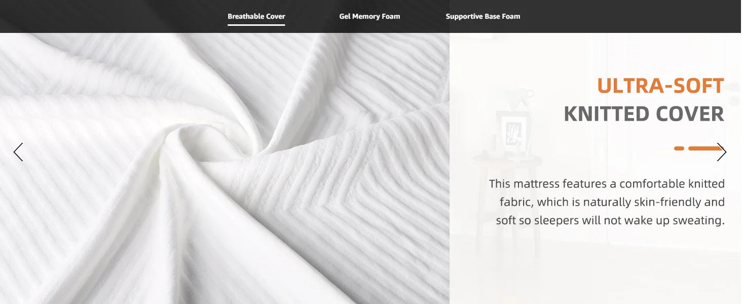 20CM Gel Memory Foam Mattress
