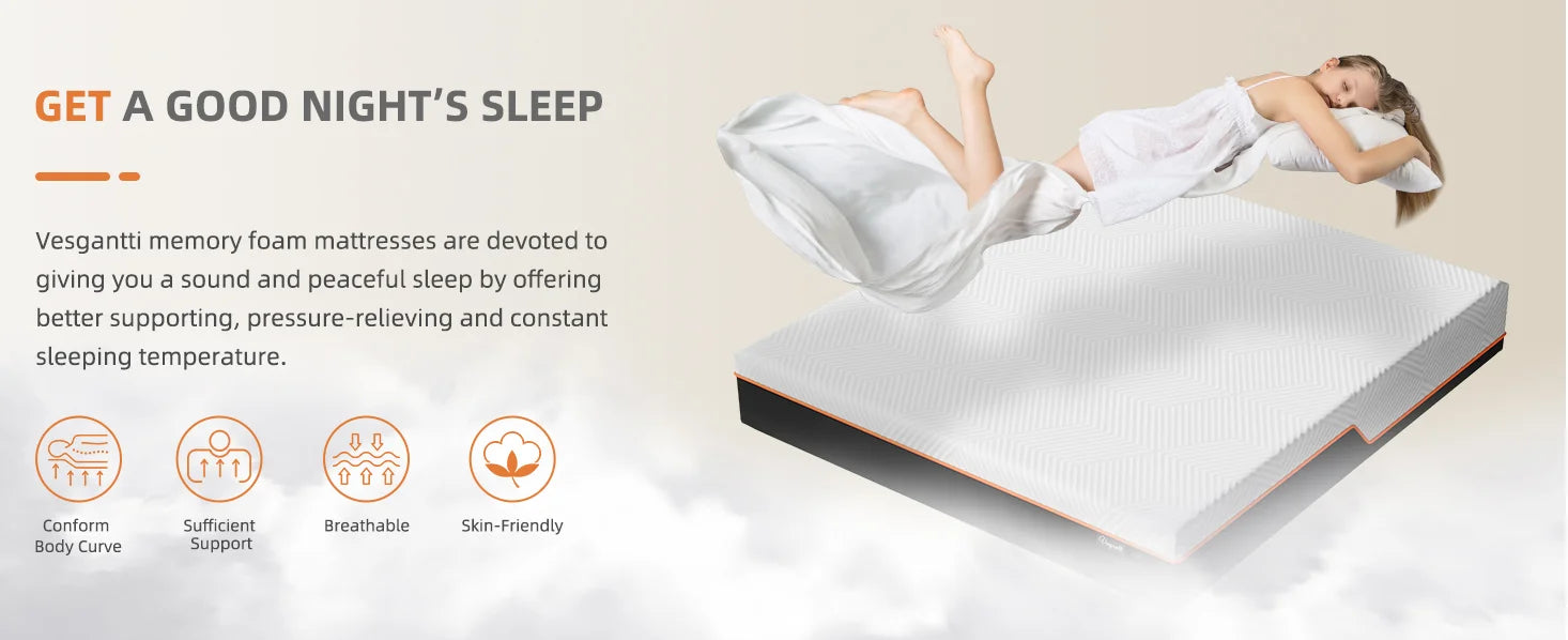 20CM Gel Memory Foam Mattress