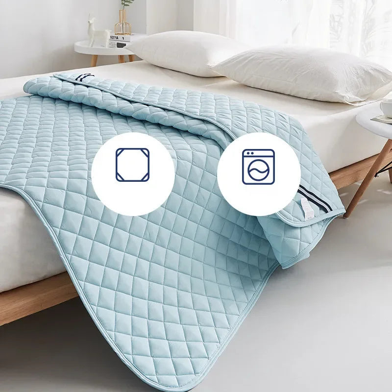 Japanese Cotton Anti-slip/Anti-Bacteria Thin Mattress Protective Pad