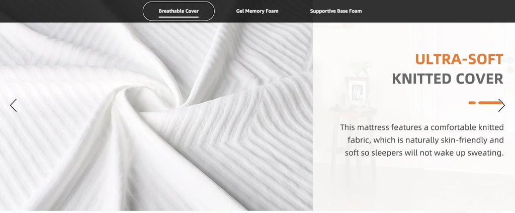 16CM Gel Memory Foam Single Mattress