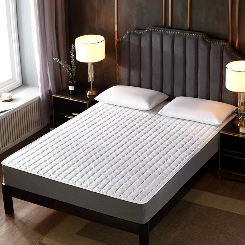 Cotton Hotel Single Double Non-Slip Mat Hotel Thin Mattress Protective Pad Student Dormitory Bed Cotton-Padded Mattress Cushion