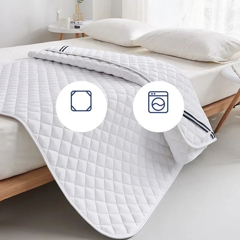 Japanese Cotton Anti-slip/Anti-Bacteria Thin Mattress Protective Pad
