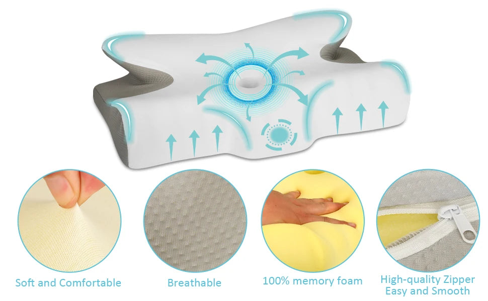 Slumbyr Ergonomic Memory Foam Side Sleeper