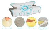 Ergonomic Cervical (For Orthopedic Support) Memory Foam Pillow