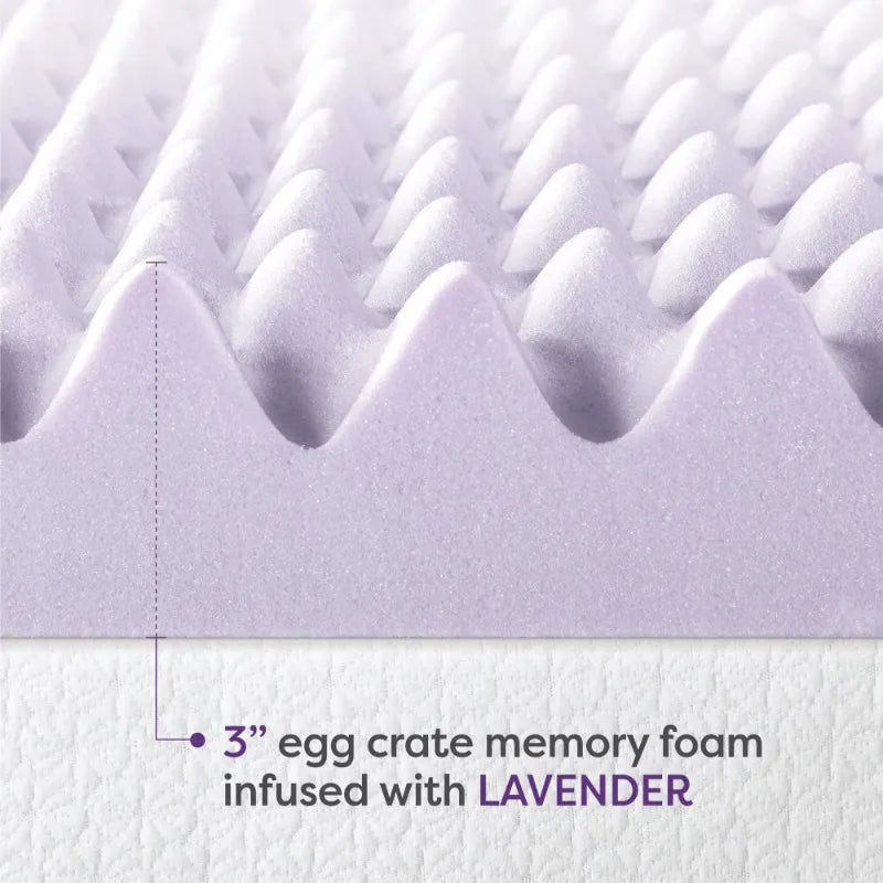 Memory Foam Mattress Topper, Queen Size