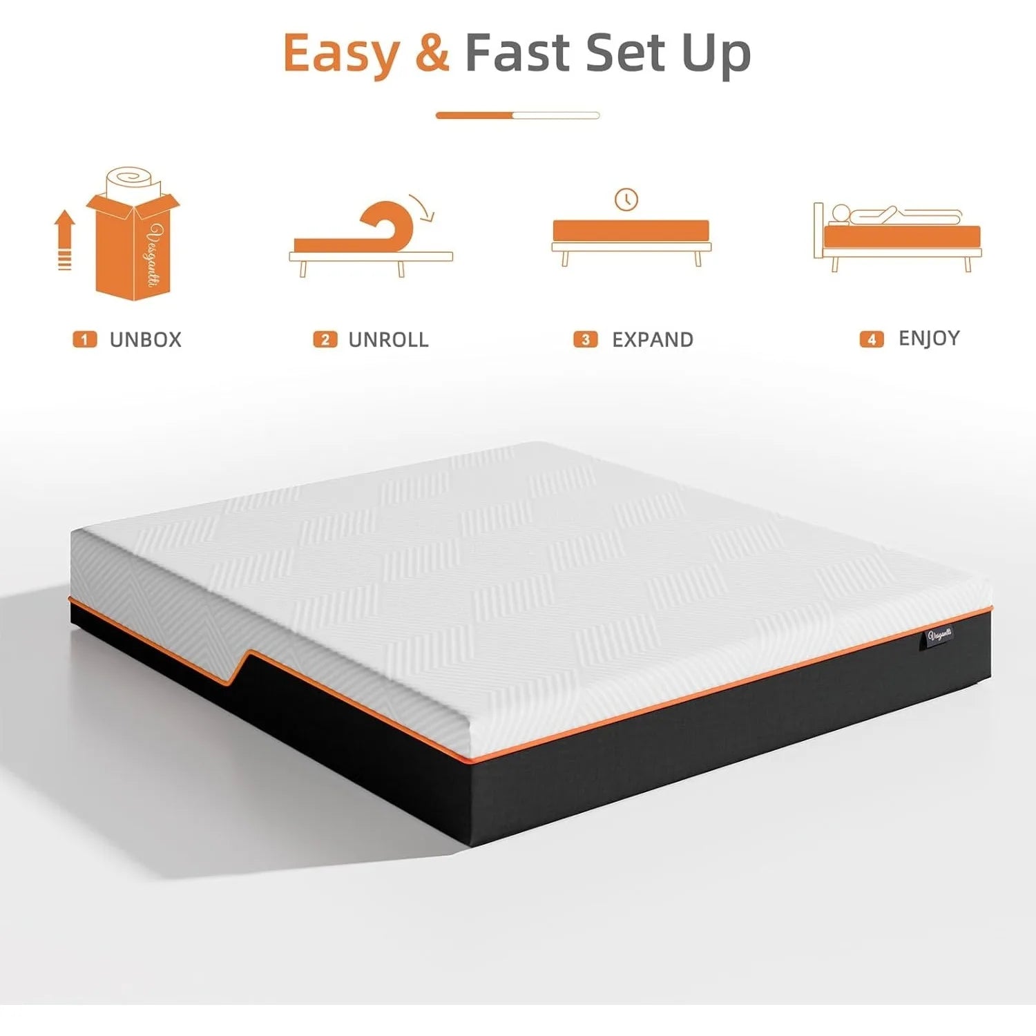 20CM Gel Memory Foam Mattress
