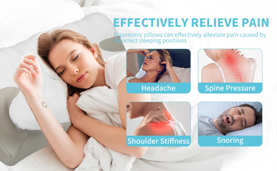 Slumbyr Ergonomic Memory Foam Side Sleeper