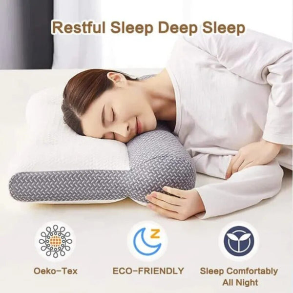 Ergonomic Cervical Contour Pillow for Neck and Shoulder Pain Relief