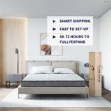 Good Nite King Size 5FT Mattress, 150x200 cm, Memory Foam & Spring Hybrid, Medium-Firm, Breathable, Fireproof, Soft