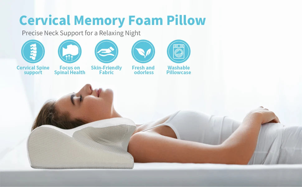 Slumbyr Ergonomic Memory Foam Side Sleeper