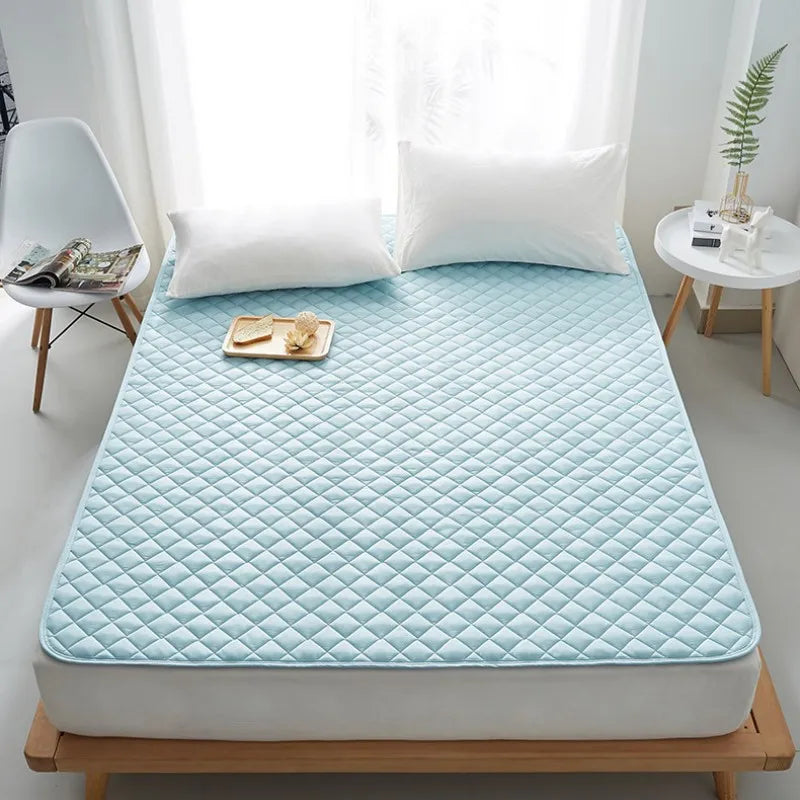 Japanese Cotton Anti-slip/Anti-Bacteria Thin Mattress Protective Pad